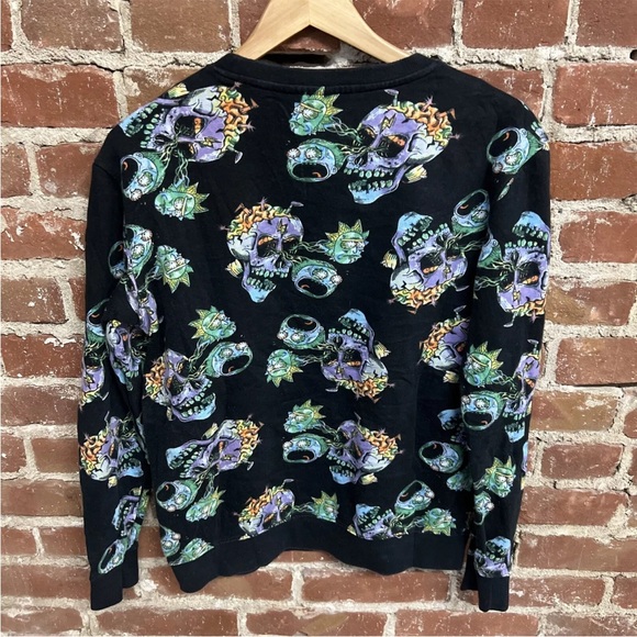 H&M Ricky and Morty, Cartoon Network Black Sweatshirt - Picture 2 of 3